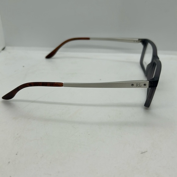 RALPH LAUREN RL 6128 Eyeglasses Frames Case 5510 Matte Black Matte Silver NWT main image 6